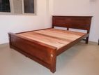 New Teak 72x60 Queen Box Bed