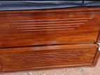 New Teak 72x60 Queen Box Bed