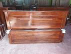 New Teak 72x60 Queen Box Bed