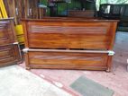 New Teak 72x60 Queen Box Bed