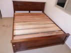 New Teak 72x60 Queen Box Bed