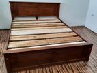 New Teak 72x60 Queen Box Bed