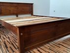 New Teak 72x60 Queen Box Bed