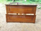 New Teak 72x60 Queen Box Bed