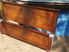 New Teak 72x60 Queen Box Bed