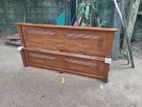 New Teak 72x60 Queen Box Bed