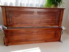 New Teak 72x60 Queen Box Bed