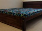 New Teak 72X60 Queen Box Bed With Arpico Hybrid Mattresses
