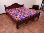 New Teak 72X72 King Arch Bed With DL Mattress - 002