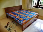 New Teak 72x72 King Arch Bed With Double Layer Mattresses