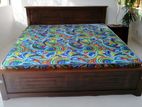 New Teak 72X72 King Box Bed With Arpico Hybrid Mattresses