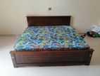 New Teak 72x72 King Box Bed With Arpico Hybrid Mattresses