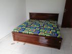 New Teak 72x72 King Box Bed with Double Layer Mattresses