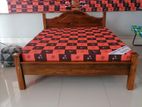 New Teak Arch Bed with Double Layer Mattress 6*6 King Size