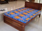 New Teak Box Bed 6*4 With Mattress