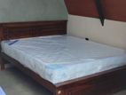 new teak box bed 6*5 spring mettrass