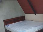 New Teak Box Bed 6*5 with Spring Mattress