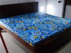 new teak box bed 6*6 with dabbleleyar mettrass