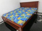 New Teak Box Bed Double Layer Mattress 6*5