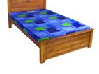 New Teak Box Bed With D\L Mattress