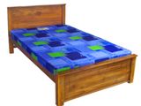 New Teak Box Bed With D\L Mattress