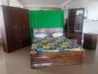 new teak box bed with double layer mattress 6*6 king size