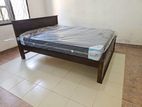 New Teak Box Bed with Spring Mattress 72" * King Size