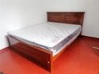new teak box bed with spring mattress