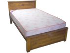 New Teak Box Bed With Spring Mattress..