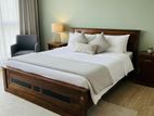New Teak Box Bed with Spring Mattress King Size 72"*72" / 6 *6 Ft
