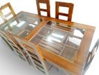 New Teak Dining Table and 6 Chairs #3