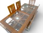 New Teak Dining Table and 6 Chairs