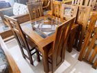 New Teak Dining Table with 4 Chair