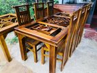 New Teak Dining Table with Chair 6