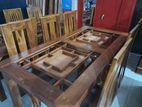 New Teak Dining Table with Chair 6