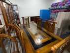New Teak Dining Table with Chair 6