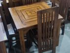 New Teak Dining Teable with 4 Chair