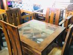 new teak dining teable with chair 4