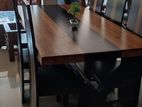 new teak dining teable with chair 6