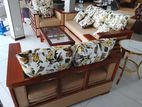 New Teak Floral-Style Sofa Set