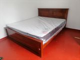 New Teak Full Triple Bed 6 X 5 Ft Spring Mattress 72" 60" Queen Size