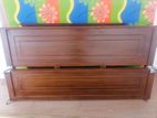 New Teak Mat Box Bed 6x6ft / with Double Layer Mattress