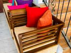 New Teak Sofa Set With Pillow