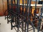 New Teak Towel Rack Black..
