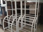 New Teak Towel Rack White 1