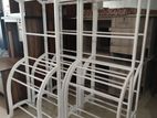 New Teak Towel Rack White