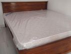 New Teak Triple Queen Box Bed and Arpico Spring Mattresses