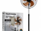 New TELEFUNKEN 18" Heavy duty Aliminium Blade pedestal Fan