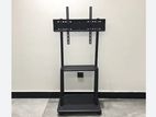 New Tv Mobile bracket | Movable Stand Trolley with Wheels