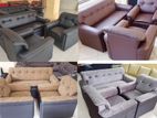 New Two Tone Leather Sofa Set -IMAPANA